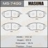 Колодка тормозная передняя Subaru Forester (12-), Impreza (08-14), Legacy (09-14) MASUMA MS7499 (фото 1)