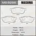 Колодки гальмівні (MS-8266) MASUMA MS8266 (фото 1)