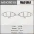 Колодка гальмівна передня Infinity QX60/ Nissan Murano, Pathfinder (13-) MASUMA MSC2013 (фото 1)
