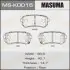 Колодка тормозная задняя MASUMA MSK0016 (фото 1)