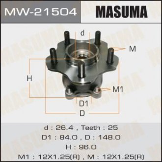 Ступиця колеса MASUMA MW21504