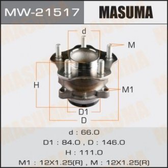 Ступиця колеса MASUMA MW21517