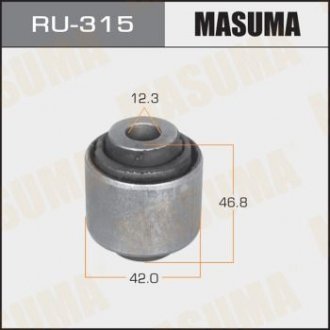 Сайлентблок задньої поперечної тяги Honda Civic (01-05), CR-V (01-16), FR-V (05-09) (UA315) MASUMA RU315