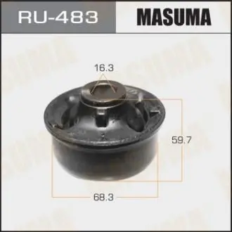 Сайлентблок переднего нижнего рычага задний Toyota Auris (06-12), Avensis (11-), Corolla (06-), Prius (09-15) MASUMA RU483