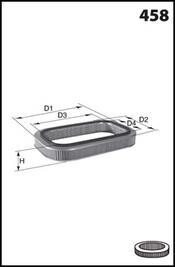 Фильтр воздуха (аналог WA6013/LX558) MECAFILTER EL9007
