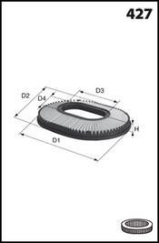 Фільтр повітря MECAFILTER EL9177