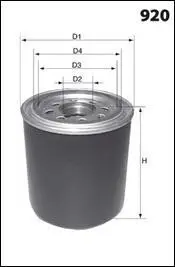 Фильтр воздуха MECAFILTER ELD8106