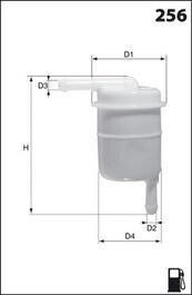 Фильтр топлива (аналог WF8131/KL122) MECAFILTER ELE3581