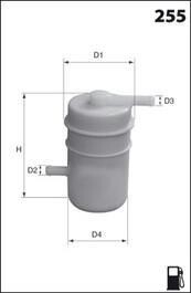 Фильтр топлива (аналог WF8148/) MECAFILTER ELE6037