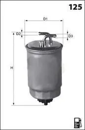 Фильтр топлива (аналог WF8043/KL41) MECAFILTER ELG5212