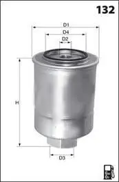 Фильтр топлива OEM Ford / Mazda (аналог WF8490/) MECAFILTER ELG5359