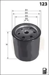Фильтр топлива OEM CNHi (аналог33358E/) MECAFILTER ELG5506