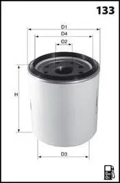 Фильтр топлива MECAFILTER ELG5580