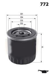 Фильтр масла (аналог WL7100/OC98) MECAFILTER ELH4101