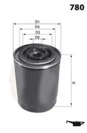 Фильтр масла OEM Renault (аналог WL7298/) MECAFILTER ELH4273