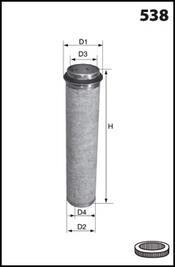 Фільтр повітря MECAFILTER FA3408