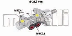 Циліндр гальмівний головний Metelli 05-0549