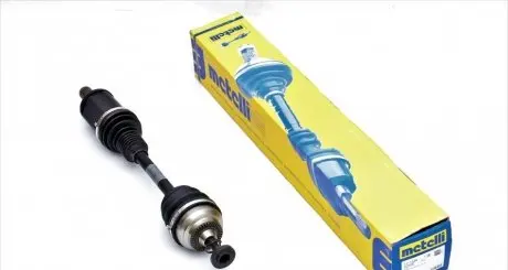 Полуось (передняя) (L) BMW 5 (F10/F11)/6 (F06/F12/F13) 10-18 (37z/27z/560mm) (-ABS) Metelli 17-1334