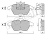 Колодки тормозные (передние) Citroen C4 04-11/Peugeot 207/308 07-14/208 12-/307 03-09/3008 09-16 Metelli 22-0548-1 (фото 10)