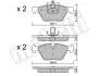 Колодки гальмівні (передні) BMW 1 (E81/E82)/3 (E90-E93)/X1 (E84)/Z4 (E89) 04-16 Metelli 22-0557-3 (фото 1)