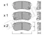 Колодки гальмівні (задні) Hyundai Accent/i30 05-12/Kia Cee'd/Rio/Sportage 04- Metelli 22-0725-0 (фото 13)