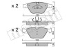 Колодки гальмівні (передні) BMW 5 (F10/F11/F18) 09-17/7 (F01/F02/F03/F04) 08-12 Metelli 22-0918-0 (фото 1)