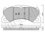 Колодки тормозные (передние) Porsche Cayenne/Panamera/Macan/VW Touareg 09- Metelli 22-0957-3 (фото 1)