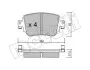 Колодки тормозные (задние) Audi Q3/Skoda Octavia/Seat Leon/VW Golf/Caddy IV 14- Metelli 22-0980-0 (фото 1)