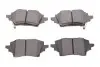 Колодки гальмівні (задні) Toyota Yaris 20-/Corolla 18-/Suzuki Swace 20-/Mazda 2 22- (+датчики) Metelli 22-1228-0 (фото 1)