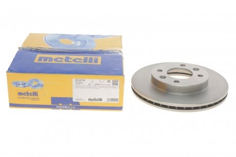 Диск тормозной (передний) Renault Kangoo 98-/Clio 91-05/Megane 96-03/Nissan Kubistar (238x20)(вент.) Metelli 23-0110