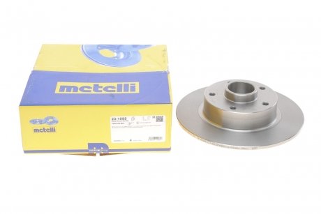 Диск тормозной (задний) Renault Megane III/Scenic III 08-(260x8)(с подшипником)(+ABS)(d ступ.=66мм) Metelli 23-1095