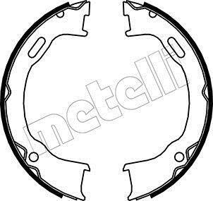Колодки ручника Jeep Cherokee/Wrangler 01-08 (184x31) Metelli 53-0364