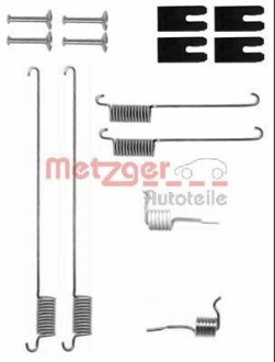 Монтажный к-кт тормозных колодок. METZGER 105-0829