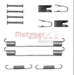 Монтажний к-кт гальмівних колодок. METZGER 105-0883