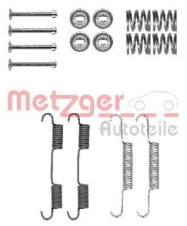 Монтажний к-кт гальмівних колодок. METZGER 105-0896