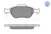 Колодки гальмівні (передні) Toyota Yaris 05- MEYLE 025 232 0217/W (фото 1)