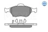 Колодки гальмівні (передні) Toyota Yaris 05- MEYLE 025 232 0217/W (фото 2)