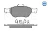 Колодки гальмівні (передні) Toyota Yaris 05- MEYLE 025 232 0217/W (фото 3)
