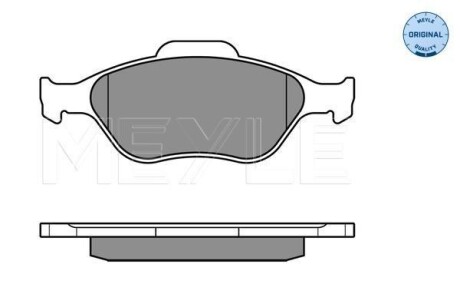 Колодки гальмівні (передні) Toyota Yaris 05- MEYLE 025 232 0217/W