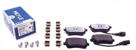 Колодки тормозные (задние) VW T5 03-(TRW) MEYLE 025 233 2617-1/PD