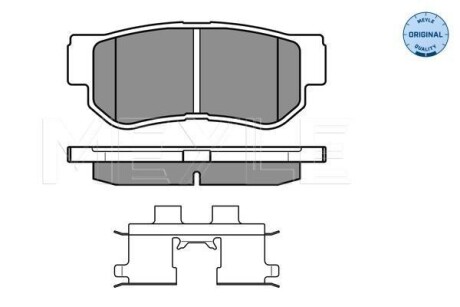 Колодки тормозные (задние) Hyundai Tucson 2.0 CRDi 04-10 MEYLE 025 235 4314/W