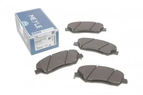 Колодки гальмівні (передні) Hyundai Santa Fe/Kia Sorento 00- MEYLE 025 243 5117/W