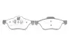 Колодки гальмівні (передні) Renault Clio III 06-14/Megane II 02-/Scenic II 03- (PREMIUM) MEYLE 025 245 3518/PD (фото 3)