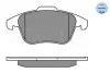 Колодки тормозные (передние) Citroen C4 06-/Peugeot 3008/5008 09- (Ate) MEYLE 025 245 5719 (фото 1)