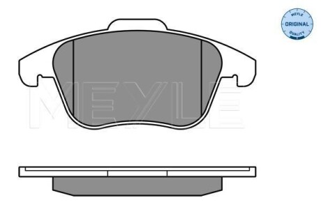 Колодки гальмівні (передні) Citroen C4 06-/Peugeot 3008/5008 09- (Ate) MEYLE 025 245 5719