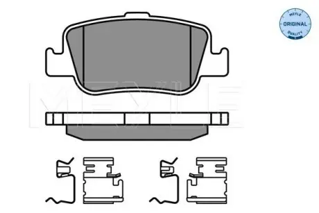Тормозные колодки (задние) Toyota Auris 06-/Corolla 1.3-2.0D 12- (Bosch) MEYLE 025 246 6415/W