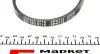 Ремінь генератора Renault 19/Clio/Megane 1.2-1.6 88-03 (3PK715) MEYLE 050 003 0715 (фото 3)