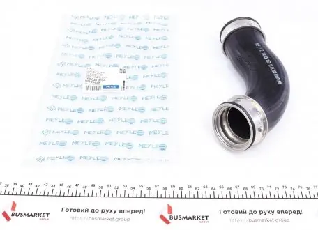 Патрубок интеркулера (нижний) (L) Audi A3/Skoda Octavia/SuperB/VW Golf/Jetta/Passat 2.0D 03- (сзади) MEYLE 100 036 0072
