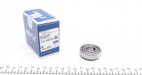 Підшипник маточини задньої Audi 80 -91/VW Golf/Jetta -02 (17.5x40x15) MEYLE 100 405 0201