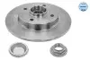 Диск гальмівний (задній) Citroen C3 09-/C4/Peugeot 307/207 04-/208 12- (249х9 (+ABS) (з підшипником) MEYLE 11-15 523 4102 (фото 1)